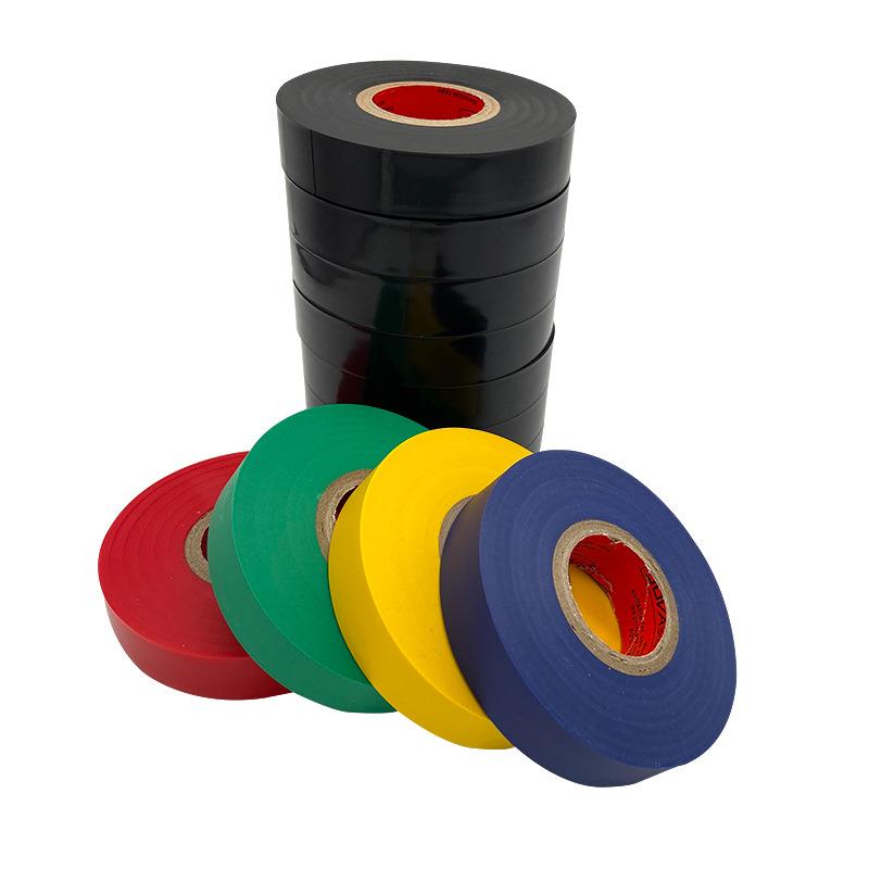 现P货供应绝VC电工电气缘胶带0米大卷高红压电胶布黑色粘胶带