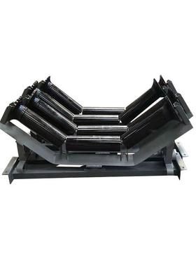 生产槽型调心托辊支架DTLL型缓冲摩擦托辊支架TD75型输送机托辊