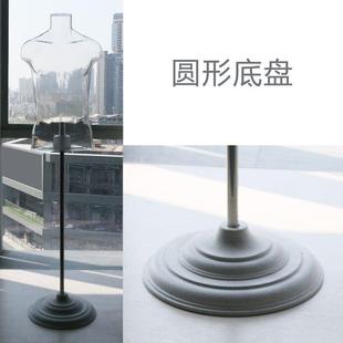 透明男模特上半身无头男模特道具假人男模特架拍照3D镂空立体人台