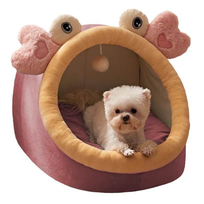 狗狗窝冬天保暖四季通用小型犬泰迪可拆洗猫睡觉的屋宠物别墅房子,宠物/宠物食品及用品,猫狗垫子,淘宝优惠券,粉丝福利购,淘宝优惠卷