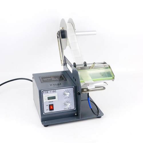 FTR-118C自动标签剥离机光纤感应器透明标签剥离机自动贴标机