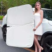 适用福特撼路者RangerXLTSport2019 2023遮阳帘前挡风玻璃遮阳挡