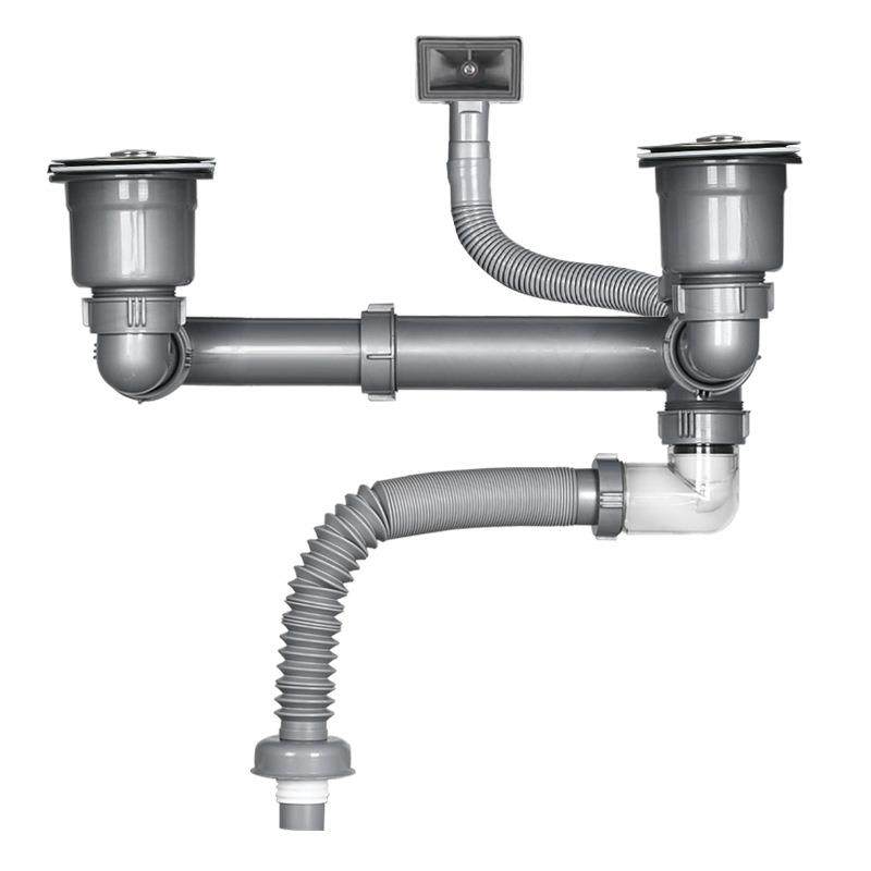 洗菜盆下水管厂家配件厨房水下水器单双后置靠墙洗碗下水道套装,家装主材,下水器,淘宝优惠券,粉丝福利购,淘宝优惠卷