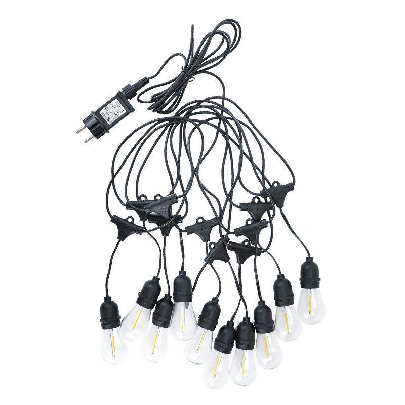 E27户外花园庭院民宿装饰灯LED创意铁艺灯罩荷叶灯罩网红灯串,节庆用品/礼品,装饰灯,淘宝优惠券,粉丝福利购,淘宝优惠卷