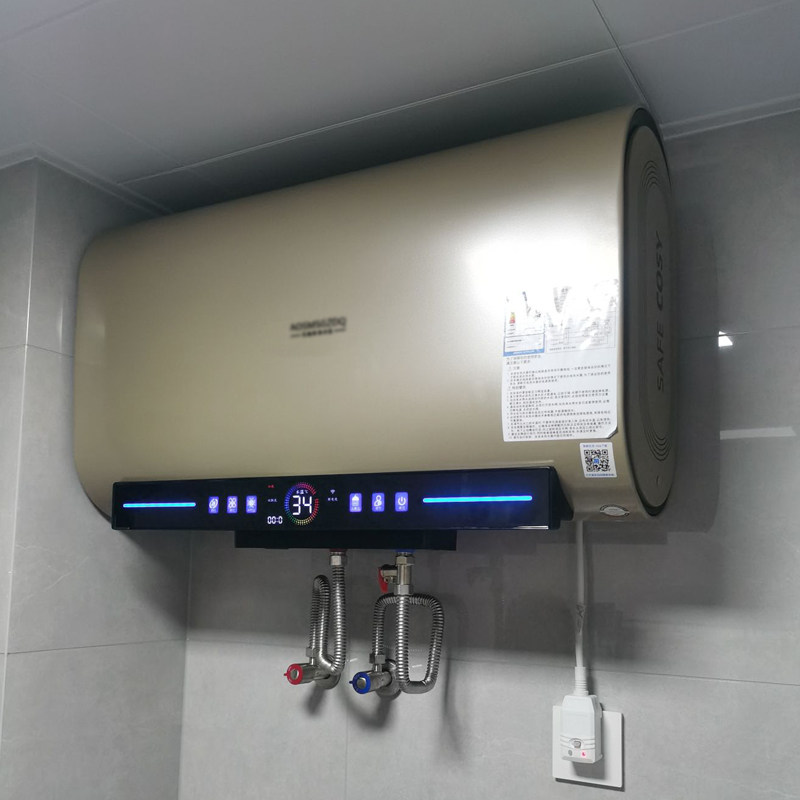 AO电热水器家用洗澡储水式速热80升电子镁棒出水断电一级