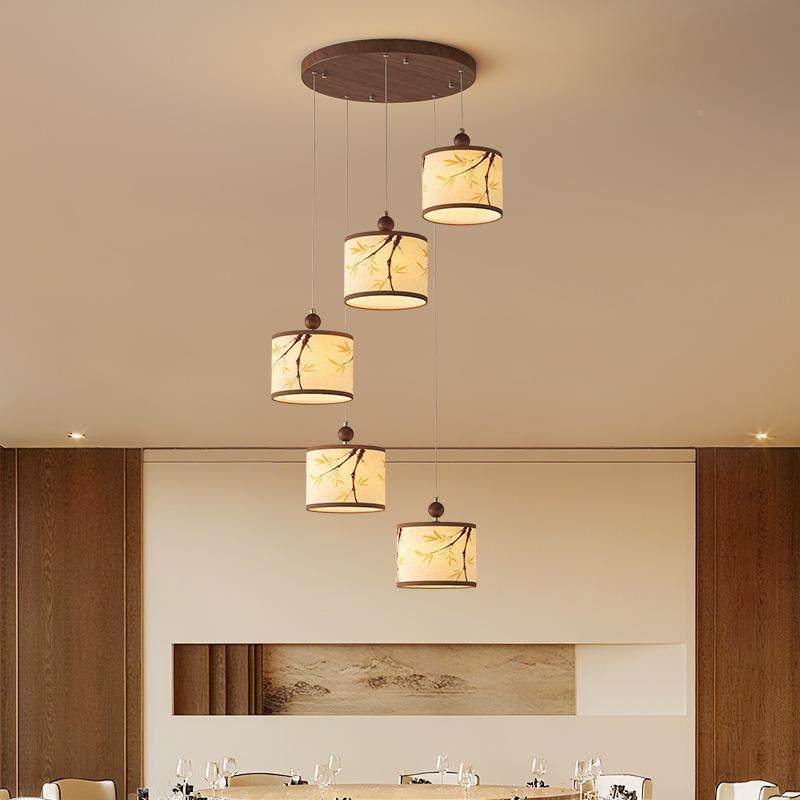 新式楼梯灯餐吊复式别墅中lo客ft灯公寓厅跃层轻空奢中339旋转长,家装灯饰光源,智能吊灯,淘宝优惠券,粉丝福利购,淘宝优惠卷