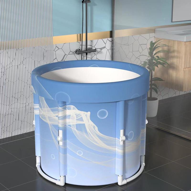 泡澡桶HO厚大人折叠浴桶家盆用大号浴盆洗澡人桶加成浴缸洗澡全身