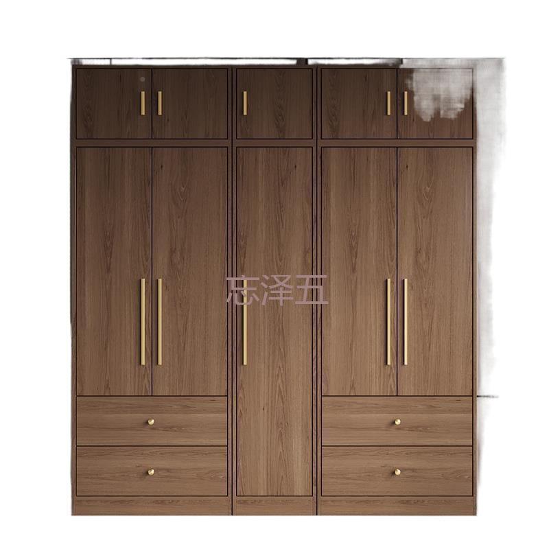 C*实木衣衣柜大衣柜实用组卧合室简约现代组P合ICX柜经济型免安装