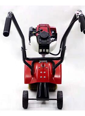 雨淋钢板打磨机工地脚锈手架钢管彩钢瓦除锈机小型手油推汽OXC除