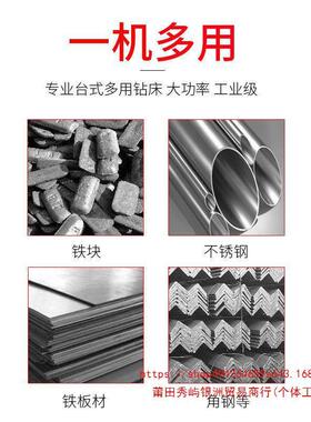 大台式钻床QLN多功能220V750W工业大功率工作台钻1级博6MM2MM小0