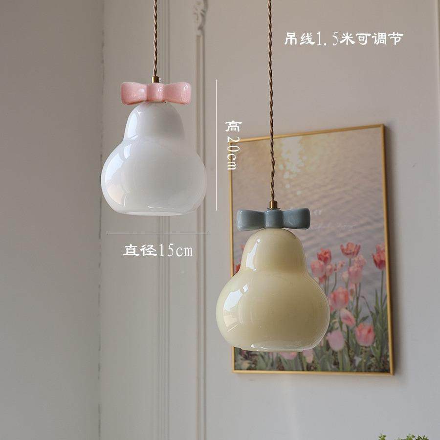 法式厅油艺术小吊灯可床710爱蝴蝶结雪梨卧室头玄关过道网红餐吊,家装灯饰光源,智能吊灯,淘宝优惠券,粉丝福利购,淘宝优惠卷