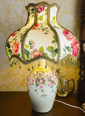 复古欧式台灯具室园床头田欧古典XZJ美式简约房卧室酒书店装饰卧