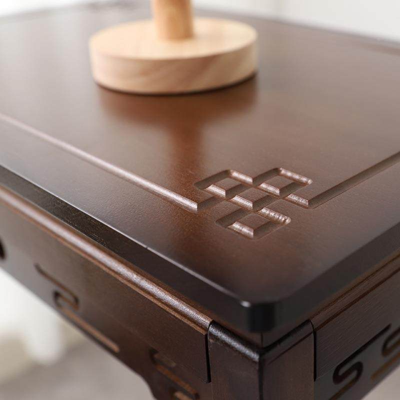 代新中式全实木胡桃木架花几现花约客厅落地置GO物简架装饰盆景架