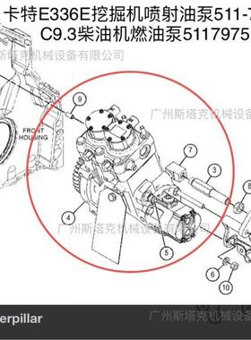 117975C9.3柴油燃油泵11-7957高压柴油E336E挖泵5用于卡5特336E挖