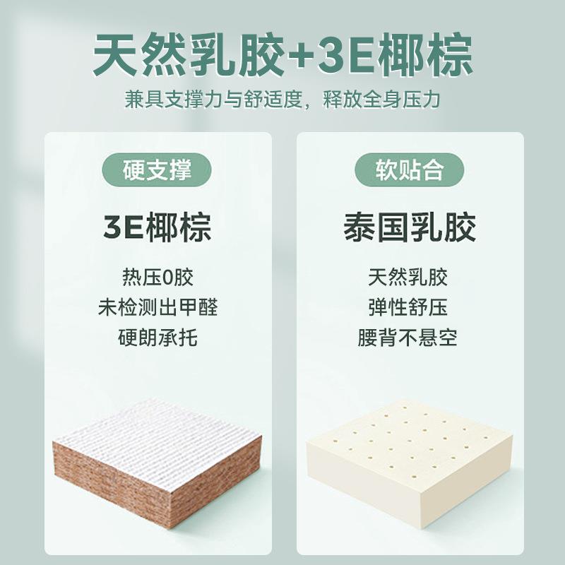 椰棕床垫软垫家用加厚乳胶床褥垫学生宿舍单人租房专用榻榻米垫子