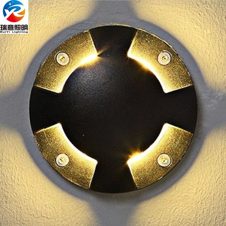 leHY626821d侧发光埋2灯3W5W6W一透二透四透埋灯地工地厂X0