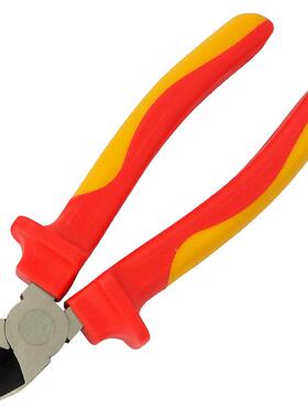 拓锐VDE-EC-伏8903进IIX线口高压绝缘斜嘴钳100V斜口钳偏口钳子剪