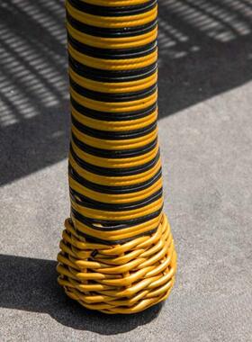 网红椅子藤编椅人子YVA藤阳椅加粗加厚户外台休闲院靠背扶手椅庭