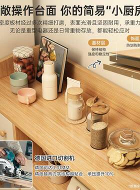 餐边柜客厅置柜落物储柜简约茶地水物QGC柜家用橱柜靠墙一体收纳