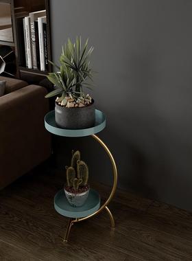 恋式轻奢意花茵阳架子客厅落地式台置物架客厅简IBD约现代铁艺花