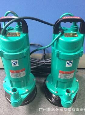 KJB足功率5线QDX小型高.扬程清水潜水泵QDX1.-32铜-055清水潜水泵