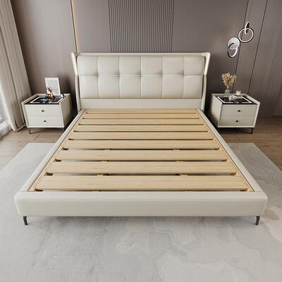 软.205AXC新2款高端大气主卧大床1米8双床人床现代简约2m包床