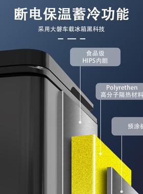 车载冰箱压缩机制冷车12V4V113通用大货卡汽车小冰箱320升快速车