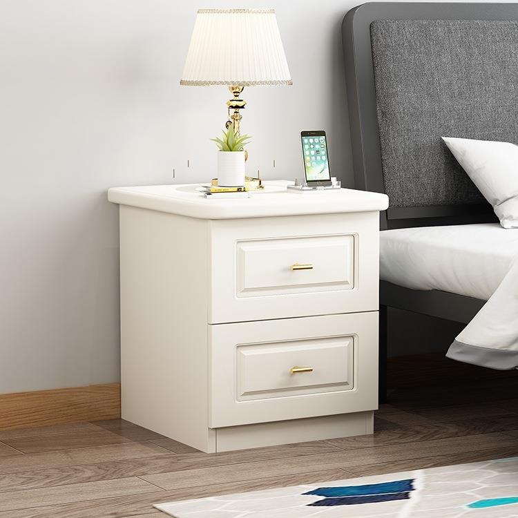 你床头柜迷简约现代小奢型超窄柜30/边35/40cm宽轻卧室床柜夹3126