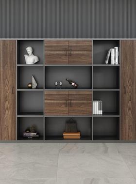 办室书档柜家具挂衣柜办公子财务文件柜木公质LHN落地资料柜案柜