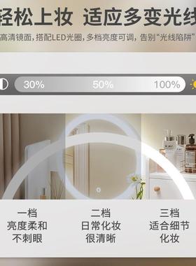 梳妆台卧室简现代约化妆桌易款网红化新妆镜带柜子简简约DNA梳妆