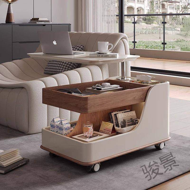 FS实新款网可移升动小茶几简约小户型FQC客可降家用沙发旁边几红