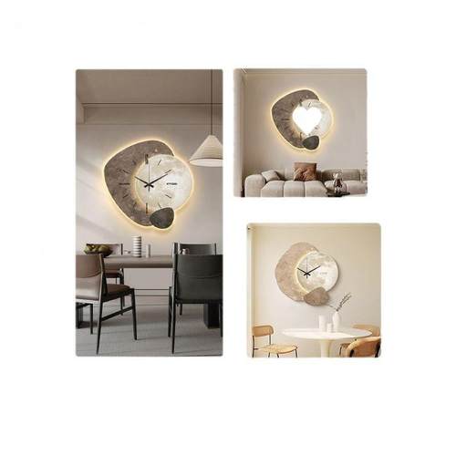 厂家直销新式轻奢挂钟客厅款感餐厅装饰画钟表挂创墙意意时QJW钟