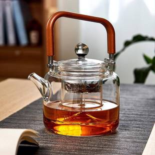 漫壶耐高温加厚泡茶壶电陶炉煮茶家用带过绿茶 高壶硅玻滤璃漫享