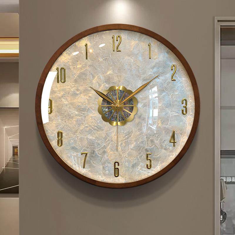 205款轻奢贝壳挂钟210261302挂表气表客厅家用网红大新?挂墙现代,家居饰品,挂钟,淘宝优惠券,粉丝福利购,淘宝优惠卷