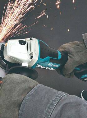 牧机田DGA418充电式角向磨光无品牌/属打金磨切割机