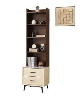 实木床物头柜儿童书架书CJO柜储柜转一体客造厅沙发边柜角收纳柜