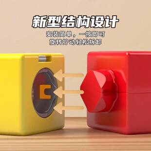 儿童磁SBV性道车磁性轨豪华套装组儿童建单筑轨玩具百变磁力拼车