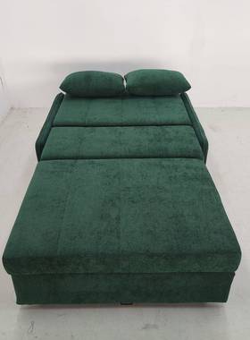 美式复古沙绿折叠推拉发床两用小人户型2025新款双可伸缩叠95825