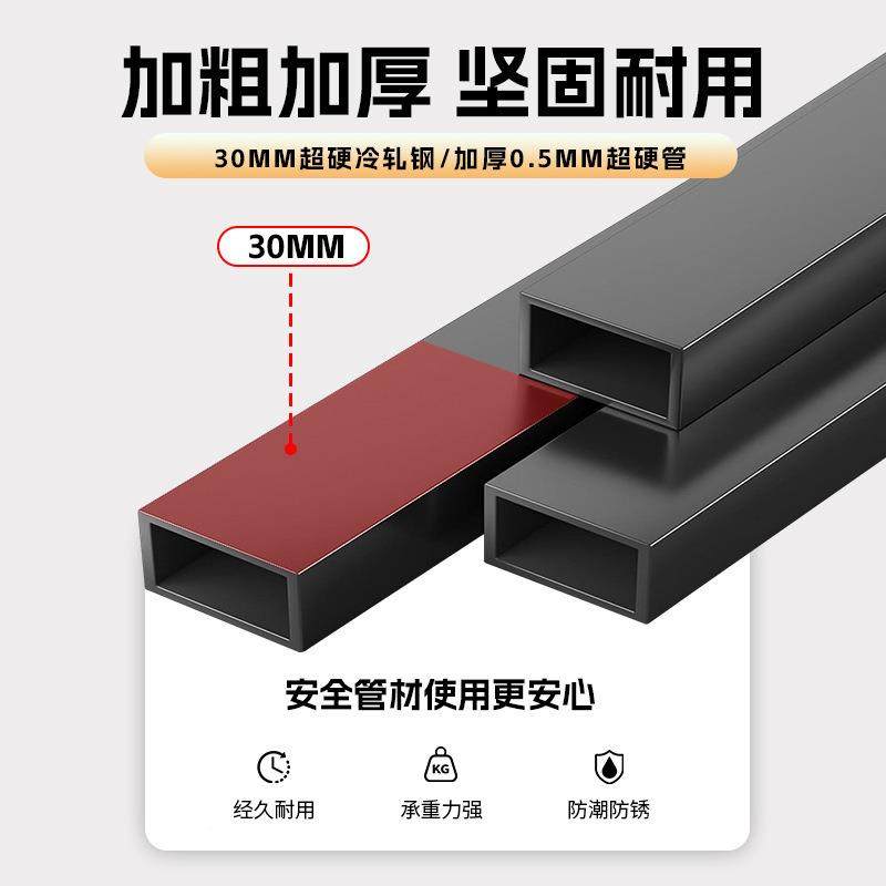0M折叠衣柜免XKC安装布柜家用卧室结实耐用简易衣柜钢衣3架收纳M