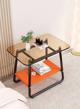 用发轻小桌子简约奢现代客厅创意ULB家沙茶几