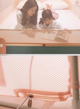 新款免0防摔蚊帐225蒙古包家用卧F5M5S87M室床安装儿童婴儿防止掉