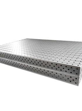 三夹维柔性焊接平台工作台铸铁平板工作台孔多铆焊JVB平台焊接工