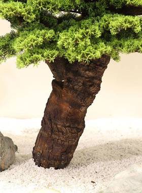 迎客松仿真型松树装罗汉PEM松假商酒店饰造型室内场外大景观造景