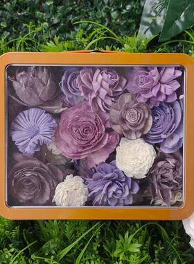 现货|0朵混合可套装通草花家居软装装饰干插花艺铁花VWH5丝