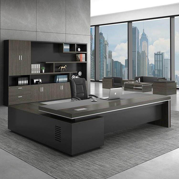 老桌办公桌板椅组合简约现班代裁总桌经理主管桌大台办公家YPA具