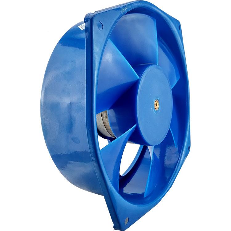 直销200FZY2QWF-D色铁壳2020V/38V散热风扇21070蓝大风量风机箱扇