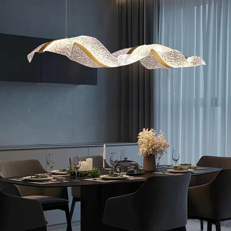 餐FUF厅吊灯极简创意飘灯现代带简台约室前吧台设计师艺术装饰灯