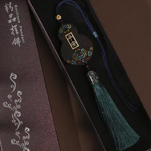 结新葫品芦檀木手绘流苏龙车挂出入平安吉祥轻风汽车奢内饰DC0908