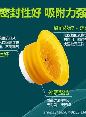 机械手真空吸盘XAP聚氨/酯材质WEA1D0-30/配40/50/6070/80工业气