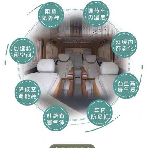 传祺GM6/遮M6/6PRO鹿皮绒遮光汽车窗帘螺丝款防LGK晒阳M帘专车专